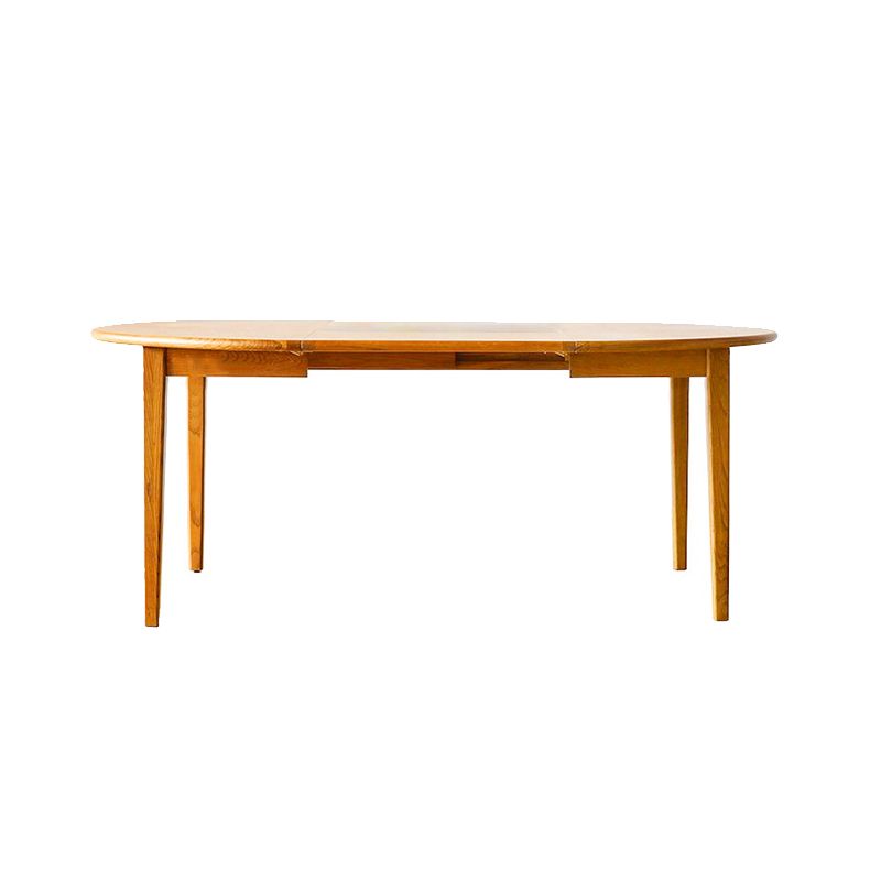 Extendable Dining Table Solid Wood Dining Table for Dining Room Clearhalo 'Dining Tables & Seating' 'Dining Tables' 'dining_table' 'furn' 'furn_dining_table' 'Furniture' 'Kitchen & Dining Furniture' 1200x1200_4d54c07e-f648-481f-b801-c1574833fa36