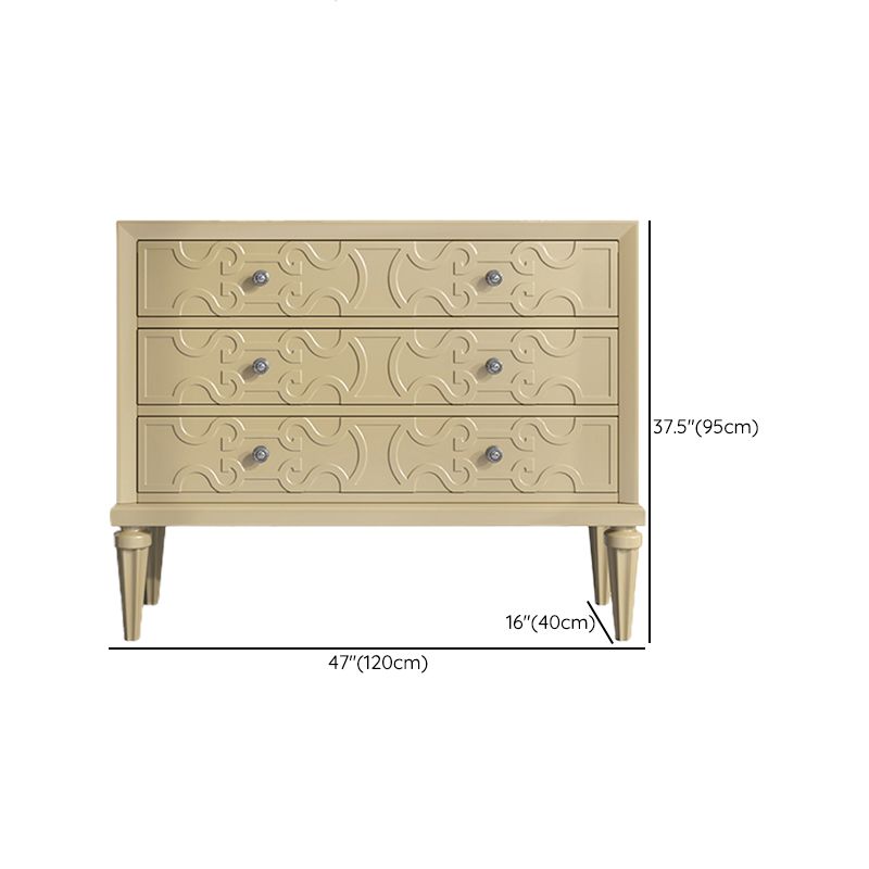 Classic Glam Horizontal Double Dresser Rubber Wood Storage Chest Dresser for Bedroom Clearhalo 'Bedroom Furniture' 'Dressers & Chests' 'dressers_chests' 'furn' 'furn_dressers_chests' 'Furniture' 1200x1200_4d578531-ded7-4c79-ba9b-3dcc836d5287