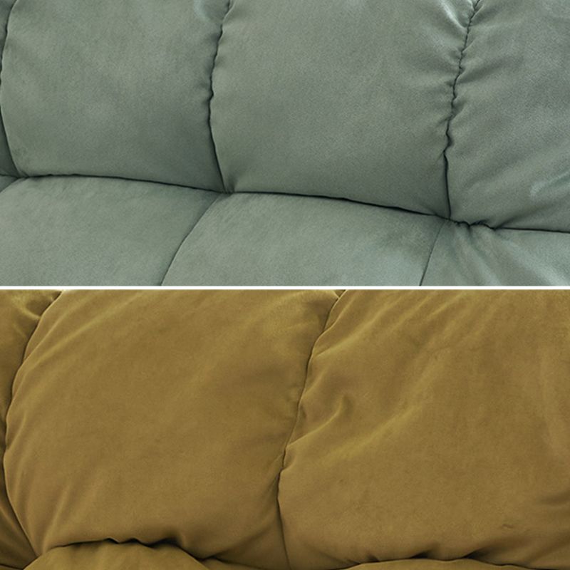 Sedia a polvere di poltrona reclinabile standard di colore solido con poggiapiedi