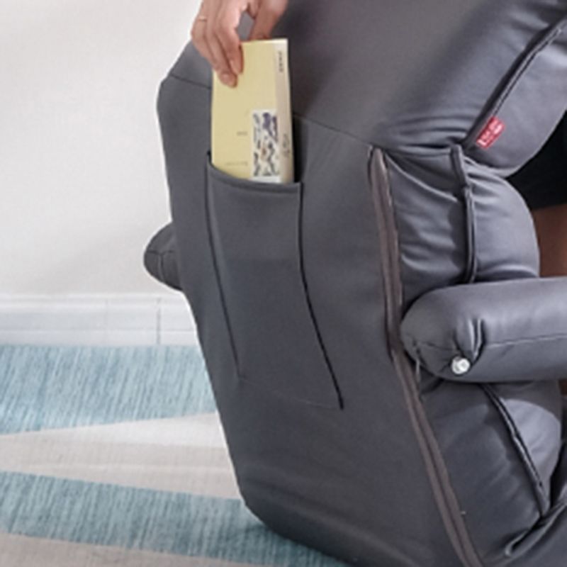 Reclinatura metallica regolabile Recliner Scandinava Recliner Sedia con cuscino