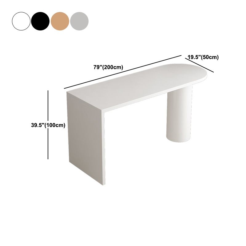 Solid Wood Pub Table Contemporary Bar Table with Double Pedestal Clearhalo 'Bar Furniture' 'Bar Tables' 'bar_tables' 'furn' 'furn_bar_tables' 'Furniture' 'Kitchen & Dining Furniture' 1200x1200_4d5a4abb-d532-4d6e-9b4c-85a8f091058c