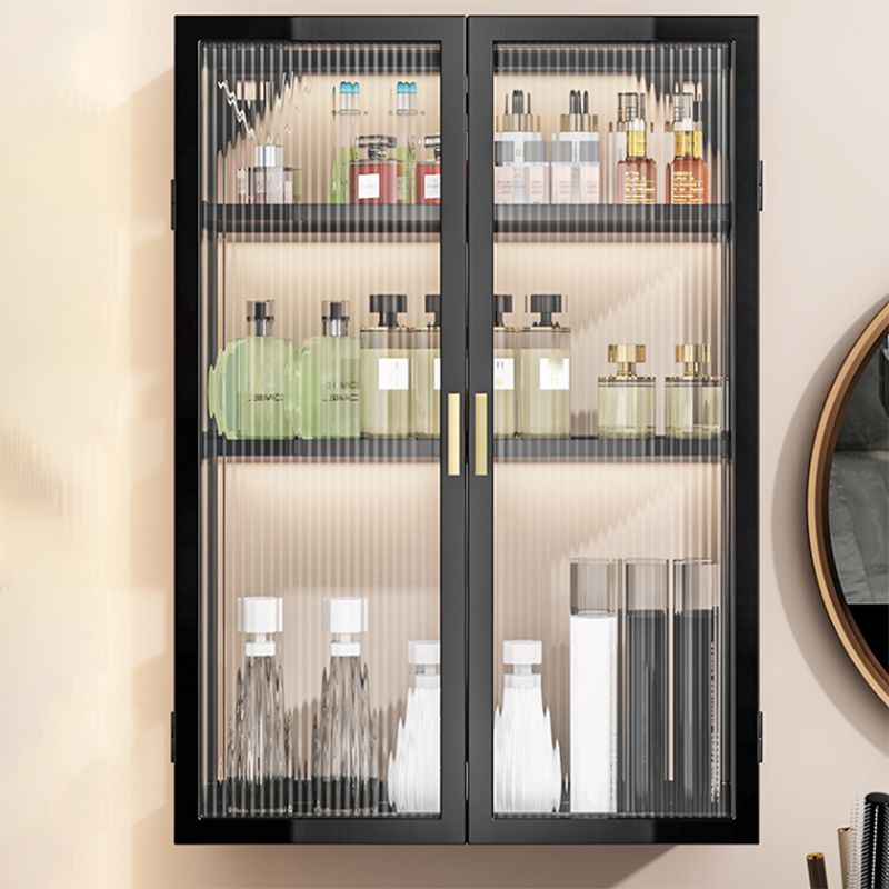 Armadio a buffet montato a parete per mobile in metallo contemporaneo per sala da pranzo