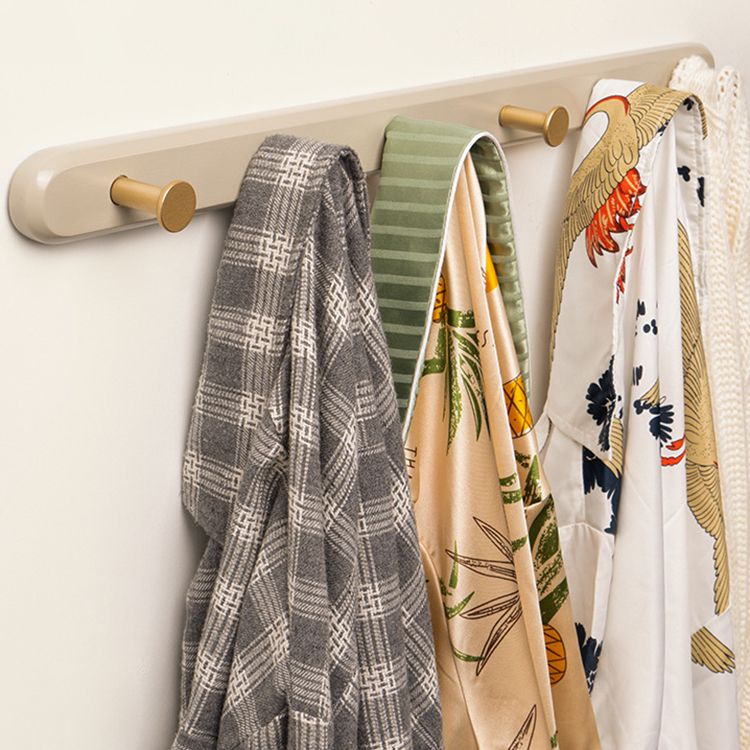 Kit de entrada de madera de estilo moderno de stand montada con ganchos de madera