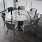 Contemporary Round Dining Table Sintered Stone Dining Table with Pedestal Base Clearhalo ' dining_table' 'Dining Tables & Seating' 'Dining Tables' 'furn' 'furn_dining_table' 'Furniture' 'furniture_dining_table' 'Kitchen & Dining Furniture' 'kitchen&dining_furn' 'kitchen' 'kitchen_dining_table' 1200x1200_4d5e2d64-d627-49d1-956a-9812137e6bae