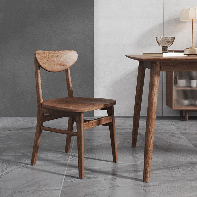 Contemporary Kitchen Solid Wood Side Chair Set Open Back Dining Side Chair Clearhalo 'Dining Chairs' 'Dining Tables & Seating' 'dining_chair' 'furn' 'furn_dining_chair' 'Furniture' 'furniture_dining_chair' 'Kitchen & Dining Furniture' 1200x1200_4d5fcf66-154a-4fed-ba12-9fcd419484f7