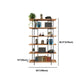 Industrial Style Open Bookshelf Etagere Shelf Bookcase with Rectangular Shelves Clearhalo 'Bookcases' 'furn' 'furn_bookcases' 'Furniture' 'furniture_bookcases' 'kitchen' 'kitchen_bookcases' 'Living Room Furniture' 'Office Furniture' 1200x1200_4d5ff33a-206d-44fb-b48e-043d30d6bab1