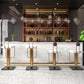 Low Back Counter Bar Stool Glam Armless Counter Chair for Restaurant