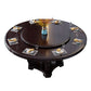 Solid Wood Dining Table Traditional Round Dinner Table for Dining Room Clearhalo 'Dining Tables & Seating' 'Dining Tables' 'dining_table' 'furn' 'furn_dining_table' 'Furniture' 'Kitchen & Dining Furniture' 1200x1200_4d6612d3-e00b-41ed-87c5-99dba03eb1a0