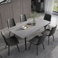 Industrial Style Sintered Stone Dining Table Rectangle Table with 4 Legs for Dinning Room Clearhalo ' dining_table' 'Dining Tables & Seating' 'Dining Tables' 'furn' 'furn_dining_table' 'Furniture' 'furniture_dining_table' 'Kitchen & Dining Furniture' 'kitchen&dining_furn' 'kitchen' 'kitchen_dining_table' 1200x1200_4d668865-4f83-4eb4-a959-c3460d92d169