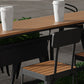 Industrial 41.3"H Bar Table Rectangular Wooden Top Table for Patio Clearhalo 'Bar Furniture' 'Bar Tables' 'bar_tables' 'furn' 'furn_bar_tables' 'Furniture' 'Kitchen & Dining Furniture' 1200x1200_4d66e67d-a256-4d22-8db2-011442f0386e