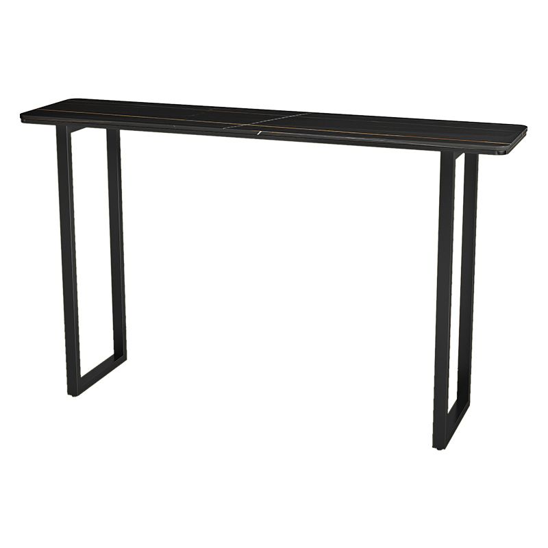 Industrial Style Stone Top Cocktail Bar Table 42-inch Height Table for Kitchen Clearhalo 'Bar Furniture' 'Bar Tables' 'bar_tables' 'furn' 'furn_bar_tables' 'Furniture' 'furniture_bar_tables' 'Kitchen & Dining Furniture' 1200x1200_4d681d62-cc57-4f55-b9f0-ce3591f1e590