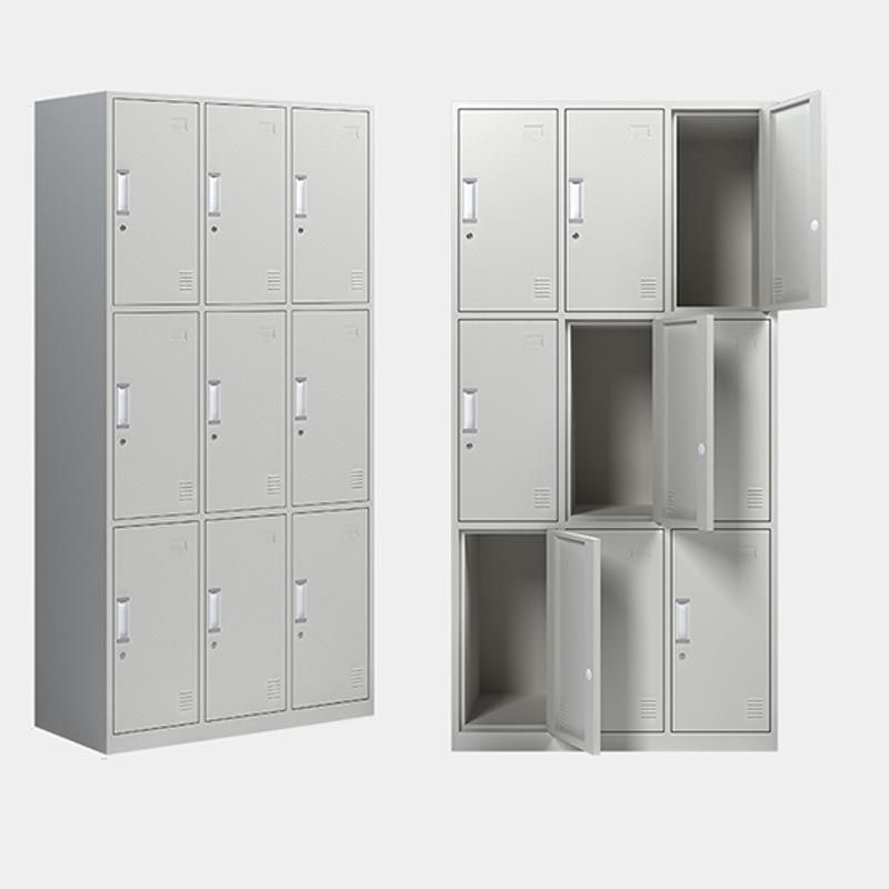 Metalen eigentijdse garderobe armoire scharnierende garderobe kast voor thuis