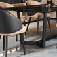 Industrial Sintered Stone Table for Restaurant Rectangle Black Table with Trestle Base Clearhalo 'Dining Tables & Seating' 'Dining Tables' 'dining_table' 'furn' 'furn_dining_table' 'Furniture' 'Kitchen & Dining Furniture' 1200x1200_4d6c7880-e657-4a38-b17e-71daacf5c193