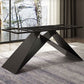Industrial Solid Wood Table for Restaurant Rectangle Dining Table in Brown with Metal Pedestal Clearhalo ' dining_table' 'Dining Tables & Seating' 'Dining Tables' 'furn' 'furn_dining_table' 'Furniture' 'furniture_dining_table' 'Kitchen & Dining Furniture' 'kitchen&dining_furn' 'kitchen' 'kitchen_dining_table' 1200x1200_4d6e7214-cb3c-44af-adfc-ee837a39072c