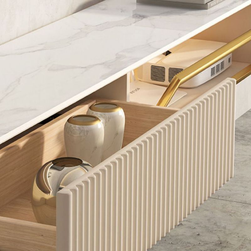 Glam Stone TV Stand Console Wall-mounted TV Media Stand with Drawers for Living Room Clearhalo 'furn' 'furn_tv_stands_entertainment_centers' 'Furniture' 'Living Room Furniture' 'TV Stands & Entertainment Centers' 'TV Stands & Media Storage Furniture' 'tv_stands_entertainment_centers' 1200x1200_4d707731-7d77-4466-8145-e81b4f203fe6