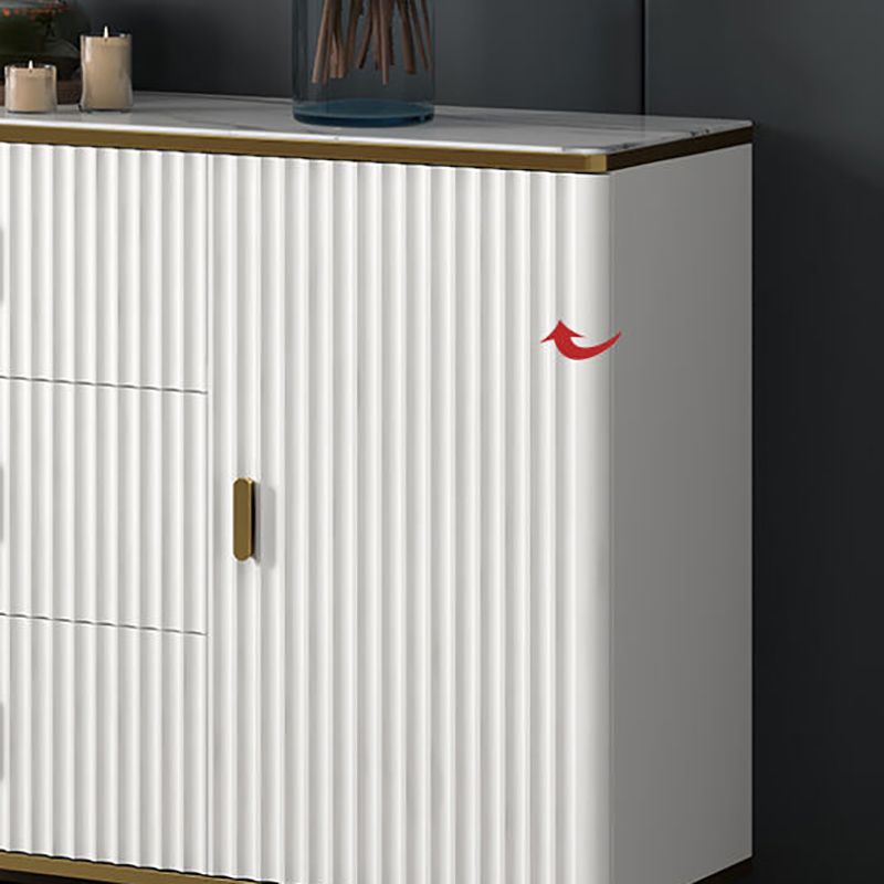 Glam Bedroom Stone Storage Chest Horizontal Chest in White with Drawers Clearhalo 'Bedroom Furniture' 'Dressers & Chests' 'dressers_chests' 'furn' 'furn_dressers_chests' 'Furniture' 1200x1200_4d715d6e-272f-40ad-b000-9c70409a32d0