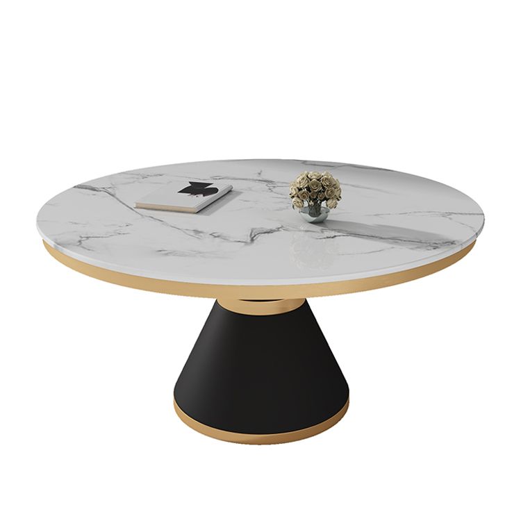 Black and White Dining Table Traditional Luxury Stone and Metal Dining Room Collection Clearhalo 'Dining Tables & Seating' 'Dining Tables' 'dining_table' 'furn' 'furn_dining_table' 'Furniture' 'furniture_dining_table' 'Kitchen & Dining Furniture' 1200x1200_4d716fce-84cc-412a-97d9-62a840ee4e45