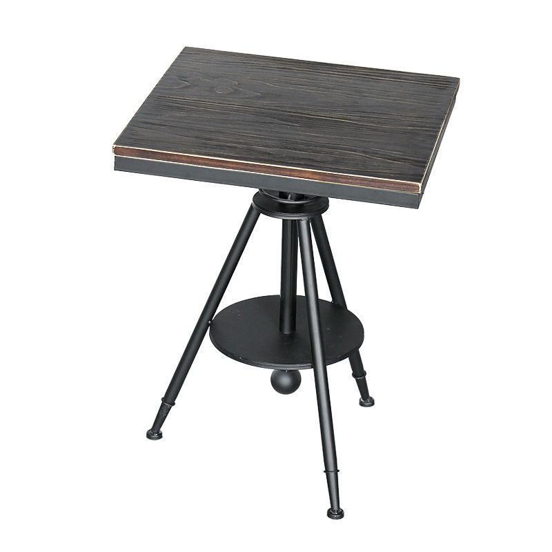 Moderne stijl ronde massief houten dinerset 1/2/3/4/5 stukken eetgelegenheid set