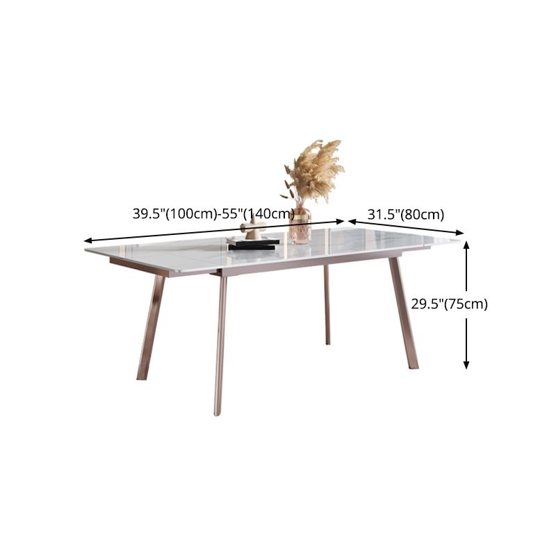 Glam 1/4/5/7 Pieces Dining Set Sintered Stone Dining Table Set with Leather Chairs Clearhalo 'Dining Room Sets' 'Dining Tables & Seating' 'dining_room_set' 'furn' 'furn_dining_room_set' 'Furniture' 'furniture_dining_room_set' 'Kitchen & Dining Furniture' 'kitchen&dining_furn' 'kitchen' 1200x1200_4d72459f-4563-4e7d-9cce-a3e113a6e300