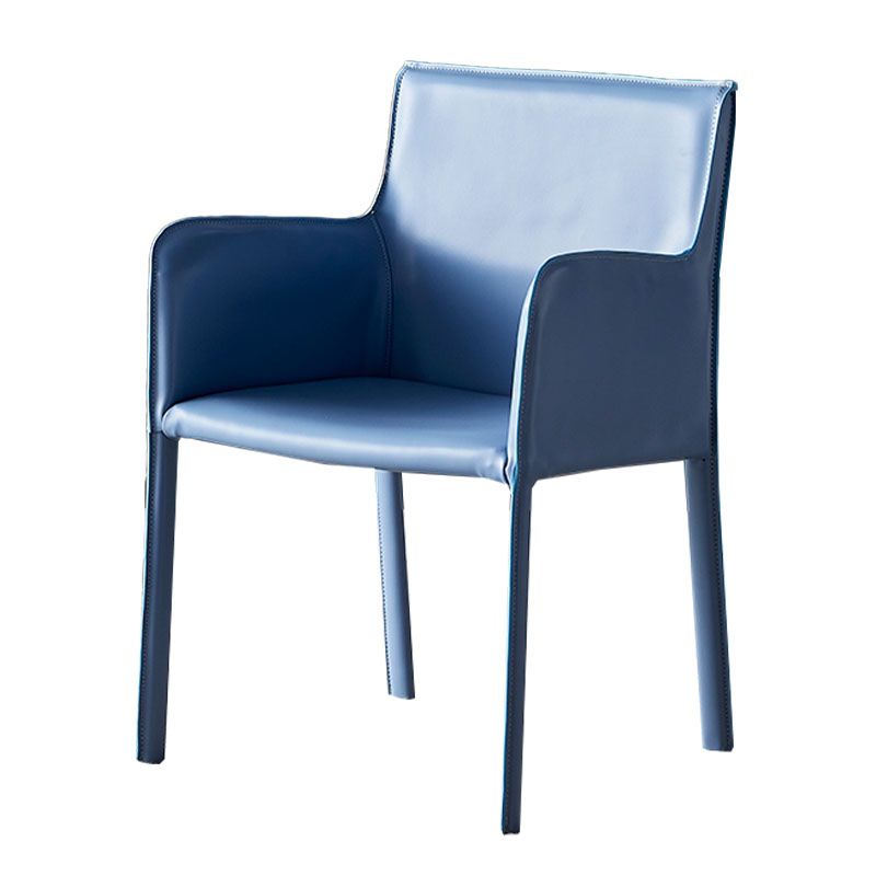 現代的なレザーダイニングルームチェアメタルダイニングアームチェアレストランで使用する