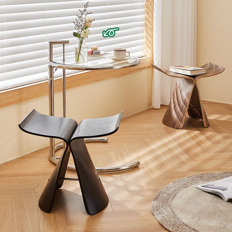 15.7 "Table de caballete de altura Mesa lateral de madera maciza escandinava