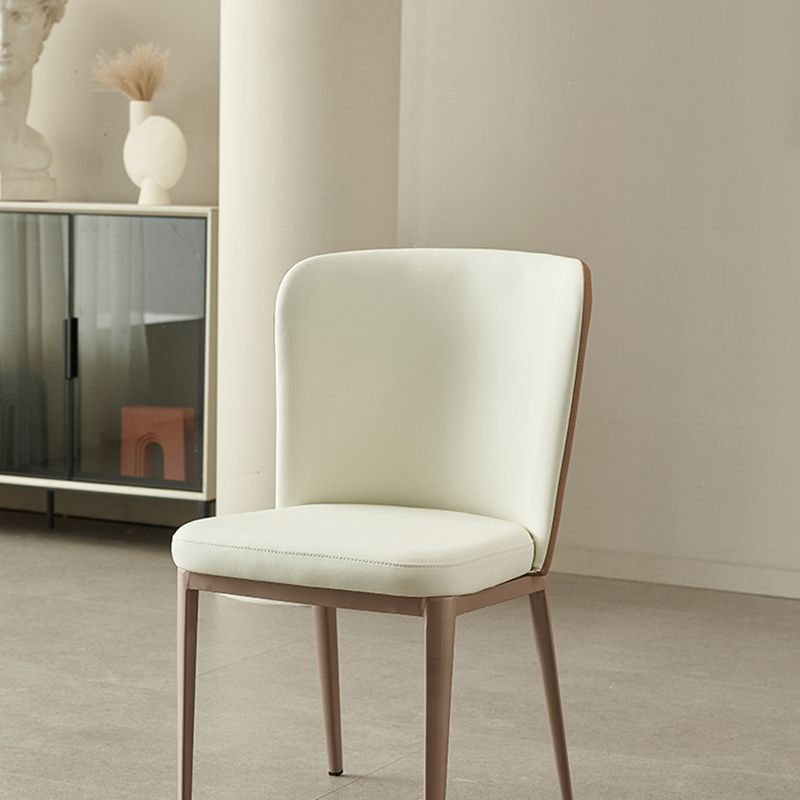 Set da pranzo moderno con sedie a schiera solida 1/4/5/7 pezzi set di dinette bianca