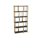 Modern Style Bookcase Gold Frame Metal Open Back Bookshelf for Home Office Clearhalo 'Bookcases' 'furn' 'furn_bookcases' 'Furniture' 'Office Furniture' 1200x1200_4d75ad75-055a-4a8e-b106-c5aaa1c3a9a6