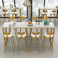 White and Black Glam Style Bar Table in Faux Marble and Metal Milk Tea Shop Bar Table Clearhalo 'Bar Furniture' 'Bar Tables' 'bar_tables' 'furn' 'furn_bar_tables' 'Furniture' 'furniture_bar_tables' 'Kitchen & Dining Furniture' 1200x1200_4d76de20-12f0-4bb1-b16b-c5e183a6f303