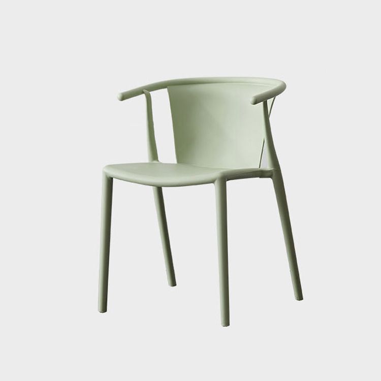 Multicolor Plastic Dining Armchair Contemporary Style Chair for Dining Room Clearhalo ' kitchen&dining_furn' 'Dining Chairs' 'Dining Tables & Seating' 'dining_chair' 'furn' 'furn_dining_chair' 'Furniture' 'furniture_dining_chair' 'Kitchen & Dining Furniture' 'kitchen' 1200x1200_4d7be21d-d708-4b2f-9844-5c1ba4a82533