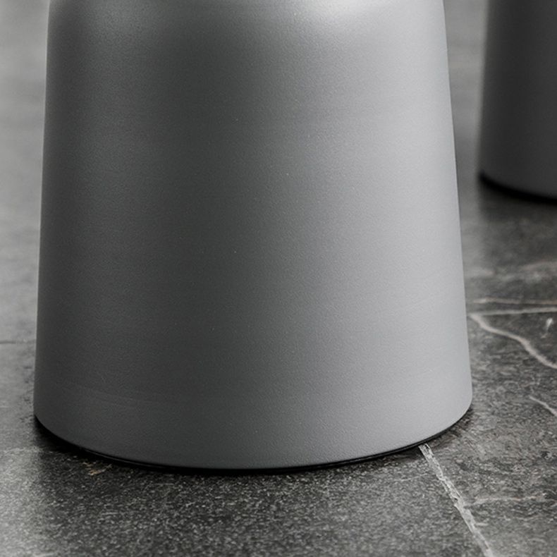 Modernistic Pedestal End Table Slate/Wood Top Round Corner Table Clearhalo 'Coffee & Accent Tables' 'End & Side Tables' 'end_side_tables' 'furn' 'furn_end_side_tables' 'Furniture' 'Living Room Furniture' 1200x1200_4d80e526-0e95-47e9-8b0d-e4036300bc96