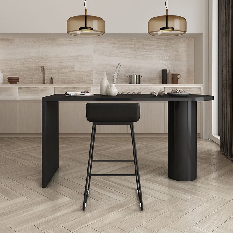 Table moderne en bois massif de forme libre, pour cuisine, salon, café