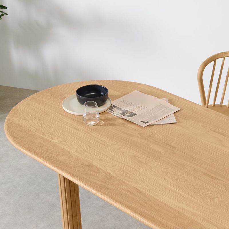 Modern Style Dining Oval Table Dining Wooden Table for Restaurant with Wood Legs Clearhalo 'Dining Tables & Seating' 'Dining Tables' 'dining_table' 'furn' 'furn_dining_table' 'Furniture' 'furniture_dining_table' 'Kitchen & Dining Furniture' 'kitchen' 'kitchen_dining_table' 1200x1200_4d8382f9-9146-4f24-8a4f-6f44e24f489c
