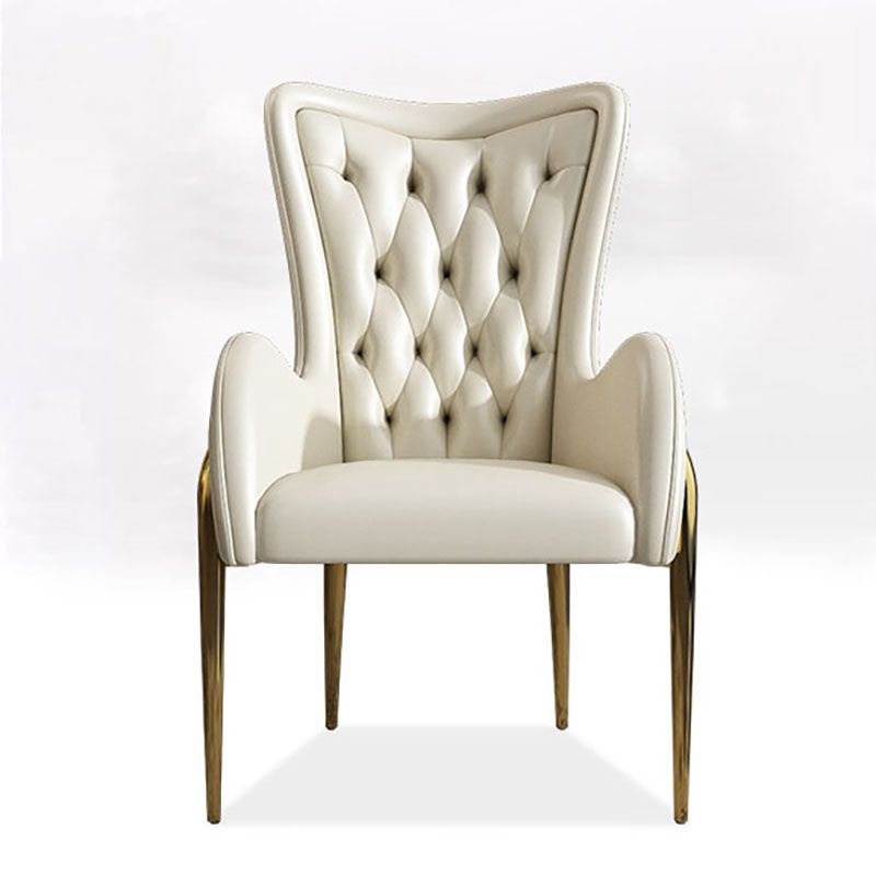 Nordic Style Metal Dining Chairs Upholstered Side Chairs for Restaurant Use Clearhalo 'Dining Chairs' 'Dining Tables & Seating' 'dining_chair' 'furn' 'furn_dining_chair' 'Furniture' 'Kitchen & Dining Furniture' 1200x1200_4d85e79c-7cd0-4302-bcde-512c4d948947