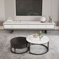 Modern Style Stone TV Stand White Colour Enclosed Storage TV Stand Console with 3 Drawers Clearhalo 'furn' 'furn_tv_stands_entertainment_centers' 'Furniture' 'Living Room Furniture' 'TV Stands & Entertainment Centers' 'TV Stands & Media Storage Furniture' 'tv_stands_entertainment_centers' 1200x1200_4d85f8c0-187a-4638-b35f-f67924fc8136