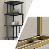 Scandinavian Iron Corner Bookshelf Vertical Open Bookcase for Bedroom Clearhalo 'Bookcases' 'furn' 'furn_bookcases' 'Furniture' 'furniture_bookcases' 'Office Furniture' 1200x1200_4d866dc1-a4b1-43c6-b230-fd35492cbcf7