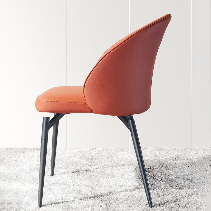 Nordic Metal Armless Dining Chairs Restaurant Open Back Dining Side Chair Clearhalo ' kitchen&dining_furn' 'Dining Chairs' 'Dining Tables & Seating' 'dining_chair' 'furn' 'furn_dining_chair' 'Furniture' 'furniture_dining_chair' 'Kitchen & Dining Furniture' 'kitchen' 1200x1200_4d88132b-3628-4b99-83ab-0d740df60a08