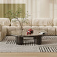 Solid Wood 4 Legs Coffee Table Round Modern Minimalist Coffee Table Clearhalo 'Coffee & Accent Tables' 'Coffee Tables' 'coffee_tables' 'furn' 'furn_coffee_tables' 'Furniture' 'Living Room Furniture' 1200x1200_4d89a51a-921d-4914-ac0a-21e1b498d5ec