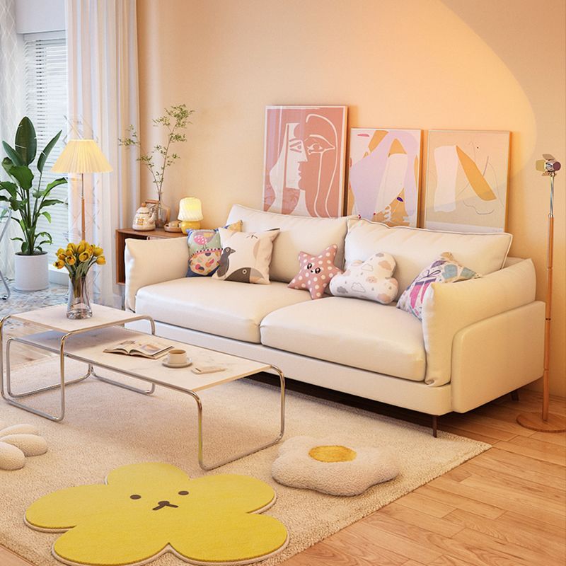 Cuscini contemporanei standard a braccio quadrato divano soggiorno