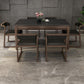 Sintered Stone Dining Table Mid-Century Modern Style 4 Legs Base Table for Dining Room Clearhalo ' dining_table' 'Dining Tables & Seating' 'Dining Tables' 'furn' 'furn_dining_table' 'Furniture' 'furniture_dining_table' 'Kitchen & Dining Furniture' 'kitchen&dining_furn' 'kitchen' 'kitchen_dining_table' 1200x1200_4d8b0918-a7c4-4d48-a8f5-fa81ef0cc56f