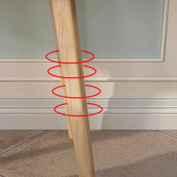 Vast hout gebogen schrijfdesk parsons base natuurlijk kantoor bureau