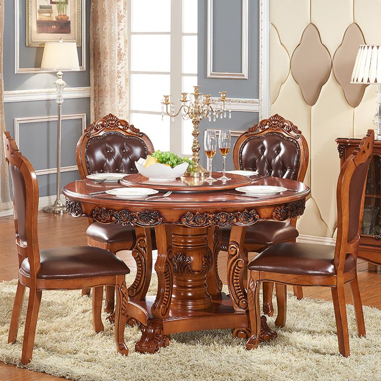 Wood Victorian Style Dining Chair Open Back Dining Side Chair for Home Clearhalo ' kitchen&dining_furn' 'Dining Chairs' 'Dining Tables & Seating' 'dining_chair' 'furn' 'furn_dining_chair' 'Furniture' 'furniture_dining_chair' 'Kitchen & Dining Furniture' 'kitchen' 1200x1200_4d90332a-46b9-48f6-91d8-fbb0575603cb