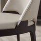 Modern Style Dining Chairs Upholstered Kitchen Chairs with Wood Legs