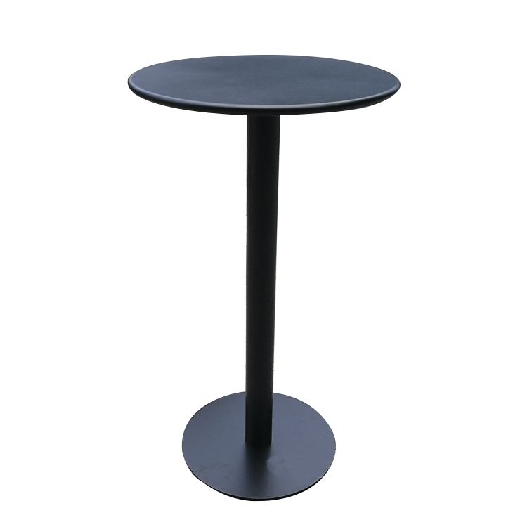 White Modern Style Round Table in Metal Milk Tea Shop Bar Table Clearhalo 'Bar Furniture' 'Bar Tables' 'bar_tables' 'furn' 'furn_bar_tables' 'Furniture' 'furniture_bar_tables' 'Kitchen & Dining Furniture' 1200x1200_4d93e55f-98f9-42ce-b037-309045d90ed3