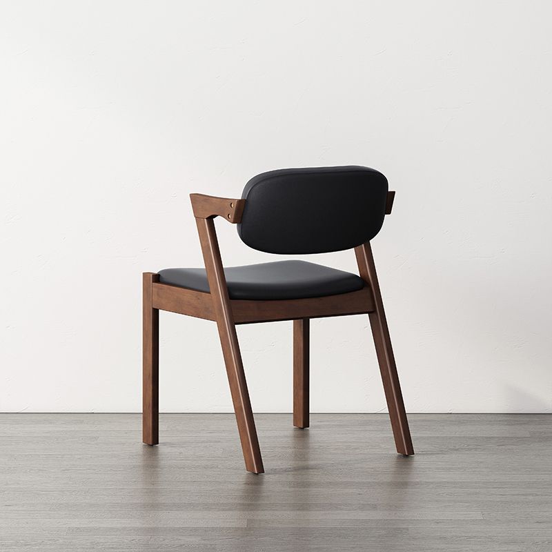 Contemporary Kitchen Solid Wood Dining Side Chair Opening Back Dining Side Chair Clearhalo ' kitchen&dining_furn' 'Dining Chairs' 'Dining Tables & Seating' 'dining_chair' 'furn' 'furn_dining_chair' 'Furniture' 'furniture_dining_chair' 'Kitchen & Dining Furniture' 'kitchen' 1200x1200_4d940951-3a7c-46be-8829-ff4f2a87f322