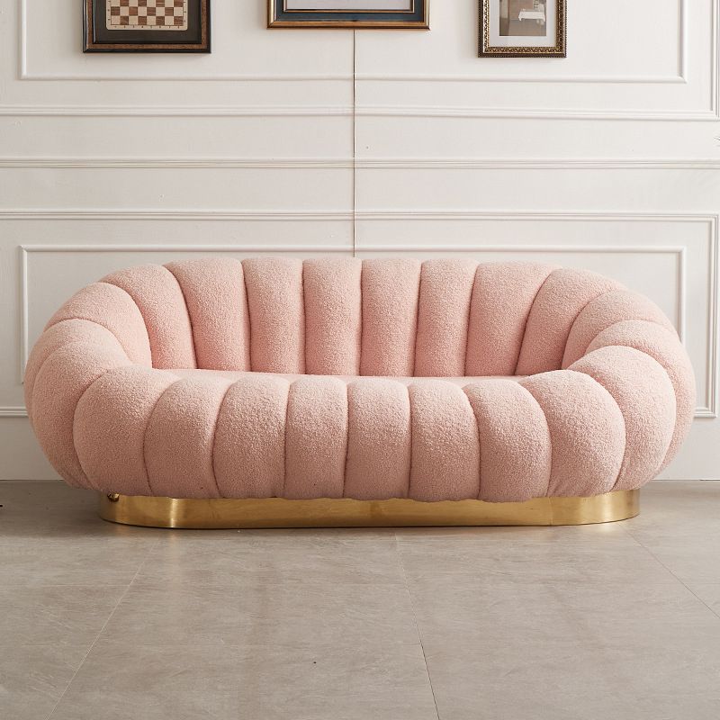 29.5" H Modern Sewn Pillow Back Slope Arm Loveseat for Living Room Clearhalo 'furn' 'furn_sofas' 'Furniture' 'Living Room Furniture' 'Sofa' 'sofas' 1200x1200_4d978602-9ecb-4786-850a-2268b12cdd46