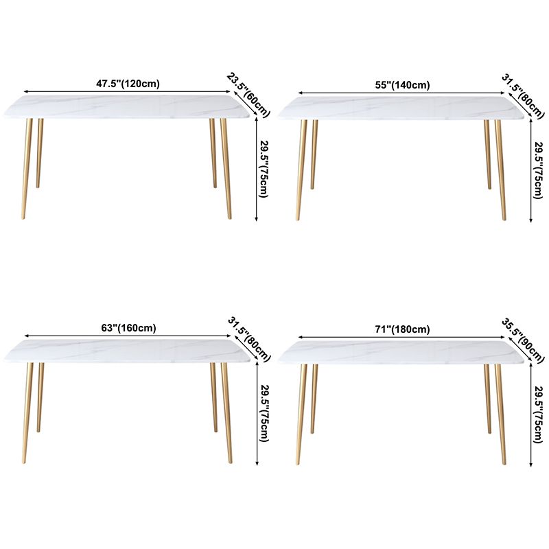 Metal Traditional Luxury Rectangle Indoor Table Sintered Stone Table with 4 Legs Clearhalo ' dining_table' 'Dining Tables & Seating' 'Dining Tables' 'furn' 'furn_dining_table' 'Furniture' 'furniture_dining_table' 'Kitchen & Dining Furniture' 'kitchen&dining_furn' 'kitchen' 'kitchen_dining_table' 1200x1200_4d98c708-1f27-46fd-b375-a2151cb53fac