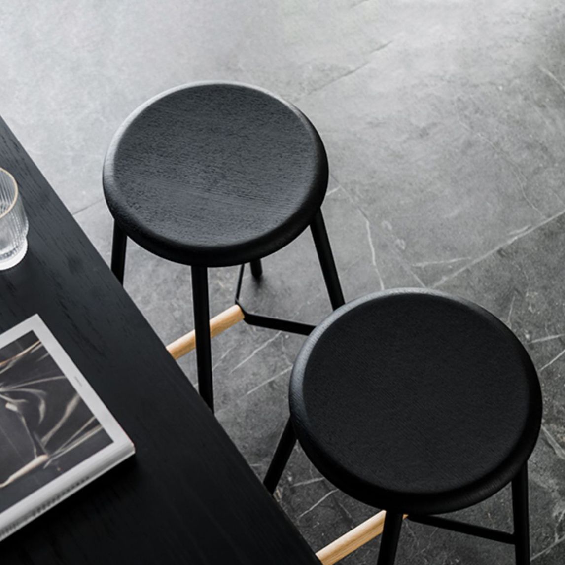 Industrial Backless Bar-stool PU Leather Bar Stool with Metal Legs Clearhalo 'Bar Furniture' 'Bar Stools' 'bar_stools' 'Furniture' 'furniture_bar_stools' 'Kitchen & Dining Furniture' 1200x1200_4d98fb44-d75e-4876-ab2d-3829d4d1886d
