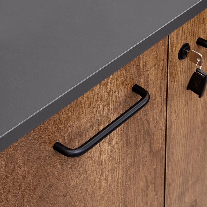 Gabinetto industriale del telaio in legno Gabinet verticale con blocco chiave