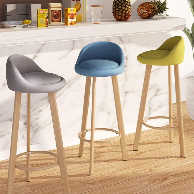 Modern Backrest Armless Counter Stool Steel Household Bar Stool with Cushion Clearhalo 'Bar Furniture' 'Bar Stools' 'bar_stools' 'furn' 'furn_bar_stools' 'furniture_bar_stools' 'Kitchen & Dining Furniture' 'kitchen&dining_furn' 'kitchen' 'kitchen_furn' Furniture' 1200x1200_4d9eb9ff-6850-4f76-a07d-8145ae7b395c