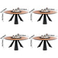 Minimalist Brown Standard Dining Table Solid Wood Round Table (without Lazy Susan) Clearhalo ' dining_table' 'Dining Tables & Seating' 'Dining Tables' 'Furniture' 'furniture_dining_table' 'Kitchen & Dining Furniture' 'kitchen&dining_furn' 'kitchen' 'kitchen_dining_table' 1200x1200_4d9effab-76c0-4185-8174-a04c10d54d4e